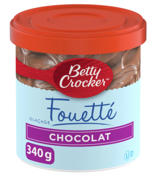 Betty Crocker Gluten Free Whipped Frosting Chocolate 340g