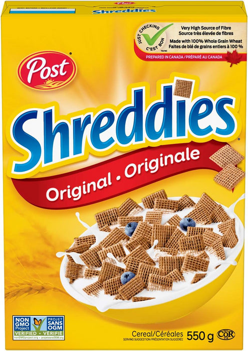 Post Shreddies Cereal 550g/19.4oz