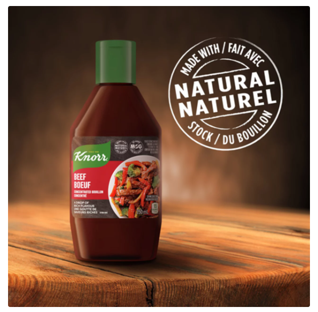 Knorr Concentrated Bouillon Beef Just A Drop Adds Deep Rich Flavor 250ml