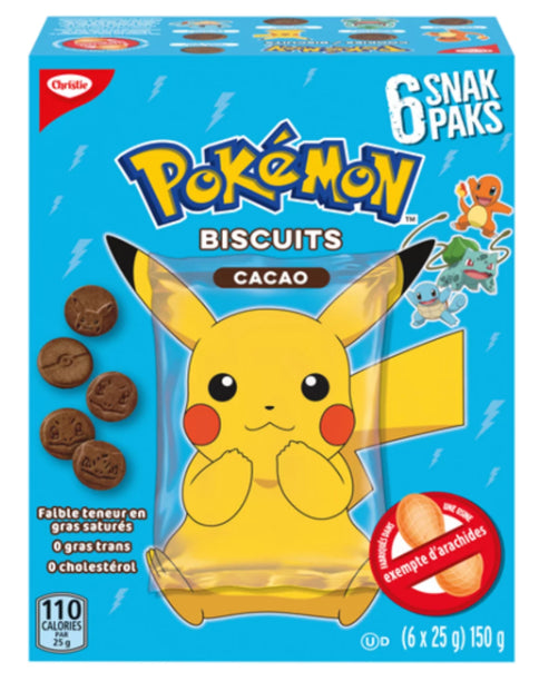 Christie Pokemon Cocoa Snack Packs 150g