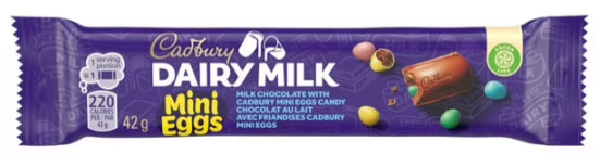 Cadbury Dairy Milk, Milk Chocolate Minis with Cadbury Mini Eggs Candy 42g