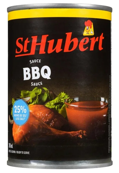 St. Hubert BBQ Sauce with Less Salt, 398mL