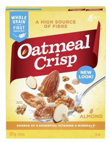 Oatmeal Crisp Almond Breakfast Cereal, 437g