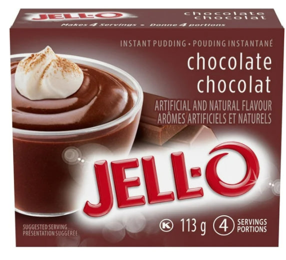 Jell-O Chocolate Instant Pudding Mix, 113g