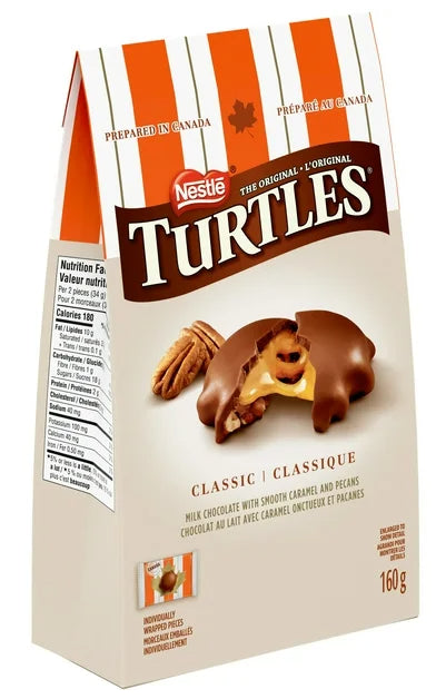 Nestle Turtles Classic Recipe Chocolates Share Bag, 160g