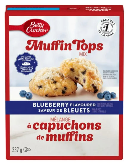 Betty Crocker Muffin Tops Blueberry Flavoured, 337g