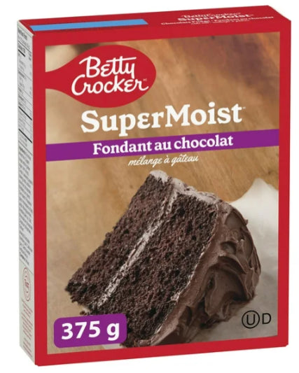 Betty Crocker Super Moist Chocolate Fudge Cake Mix, 375g