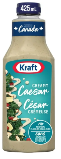 Kraft Creamy Caesar Dressing 425ml/14.4 oz Kraft Creamy Caesar Dressing 425ml/14.4 oz