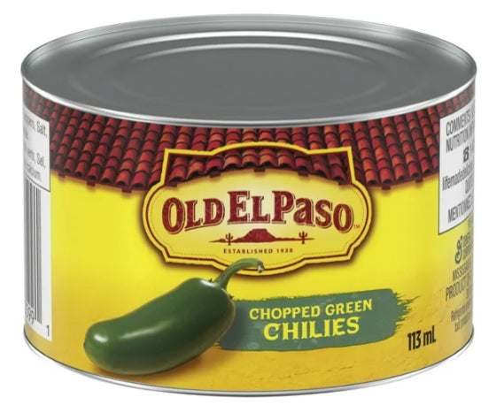 Old El Paso Chopped Green Chilies, 113mL