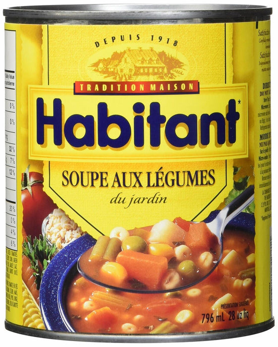 HABITANT Garden Vegetable Soup, 796ML CAN