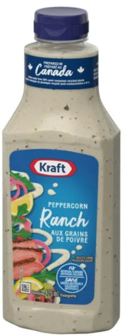 Kraft Peppercorn Ranch Salad Dressing, 425ml