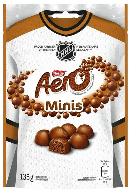 Nestle Aero Milk Chocolate Minis, 135g