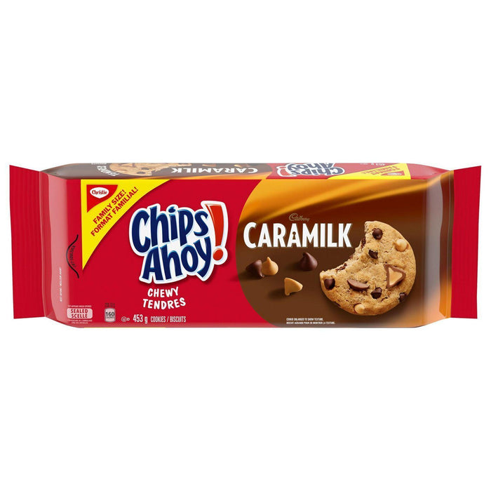 Christie Chips Ahoy! Caramilk Chocolate Chip Chewy Cookies 453g Each 3 Packages