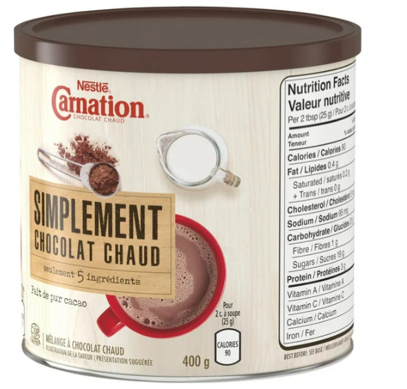 Nestle Carnation Simply Hot Chocolate Mix 400g