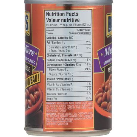 Bush's Best Maple Style Baked Beans/Quebec Maple Syrup 398ml/13.5oz 12 Cans