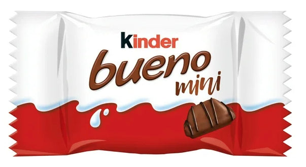 Kinder Bueno Mini's Milk Chocolate and Hazelnut Cream Candy Bars 145g