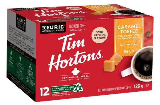 Tim Hortons Caramel Toffee K-Cups, 12ct, 126g