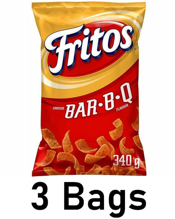 Fritos BBQ Corn Chips Large Size 340g Frito Lay 340g Each 3 Bags