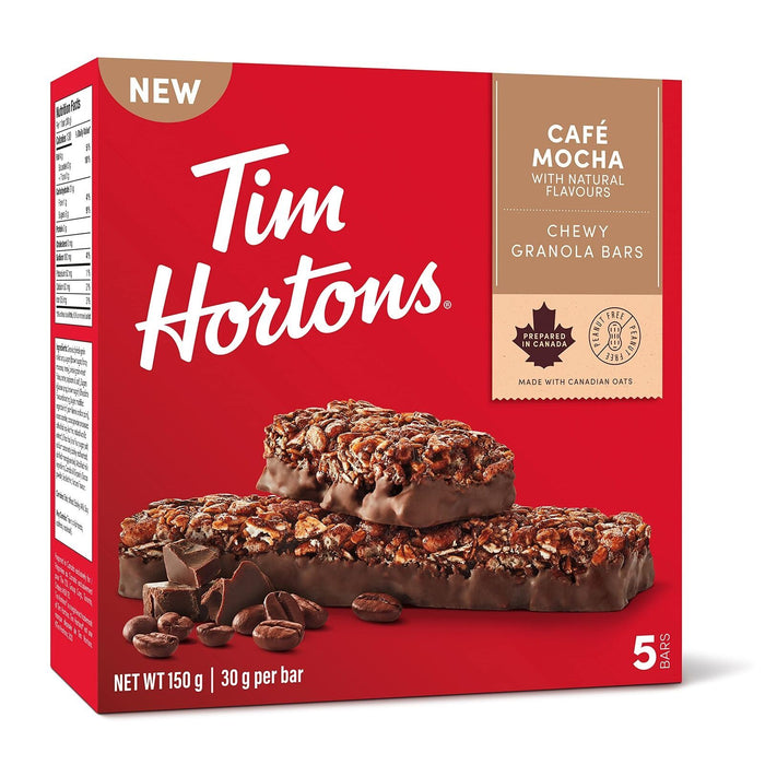 Tim Hortons Cafe Mocha Granola Bars, 150g/5.25oz