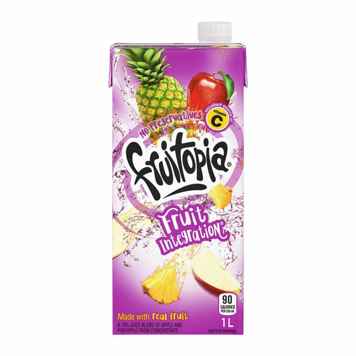 Fruitopia Fruit Integration Juice 1 Liter Each 4 Cartons