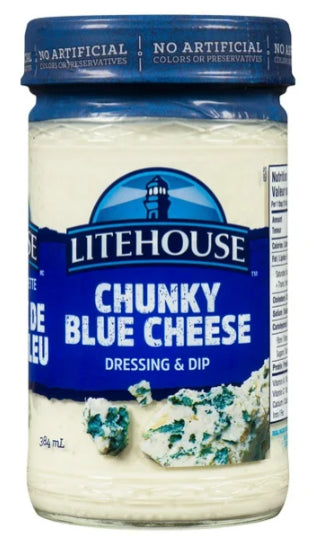 Litehouse Chunky Blue Cheese Dressing and Dip, 384mL