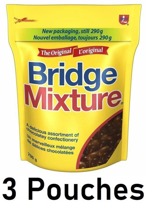 Lowney Bridge Mixture Candy Chocolate Assortment Original 290g Each 3 Bags