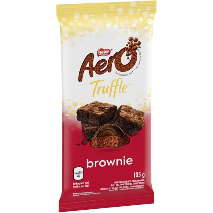 Aero Truffle Brownie Bar, 105g/3.7oz Each 4 Large Bars