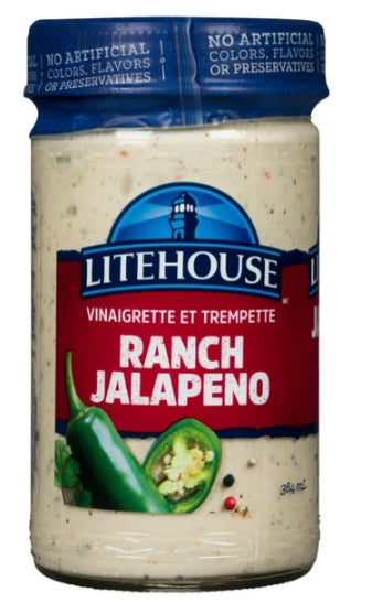 Litehouse Jalapeno Ranch Dressing and Dip, 384mL