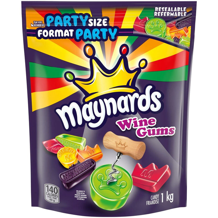 Maynards Wine Gums 1kg Jumbo Bag