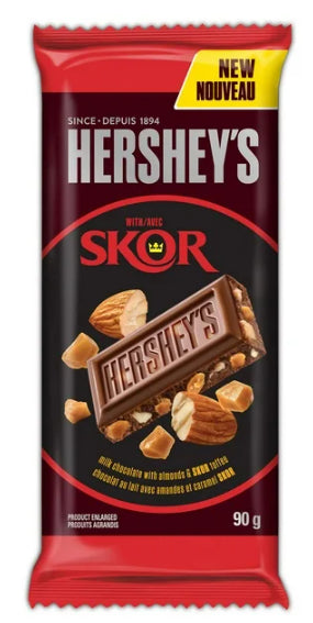 Hershey's Milk Chocolate Almond SKOR Bar, 90g