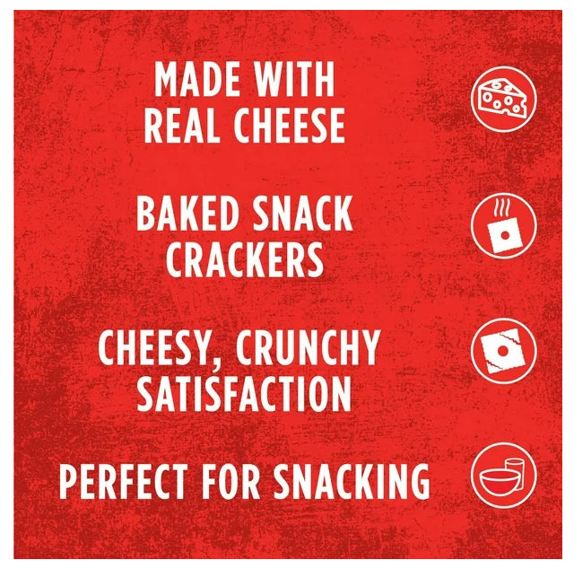 Cheez-It Crunch, Zesty Cheddar Ranch Flavor, Baked Crackers, 191g