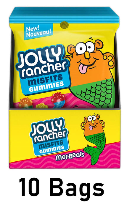 Jolly Rancher Jolly Rancher Misfits Mer Bears Gummy Candy 10 Count