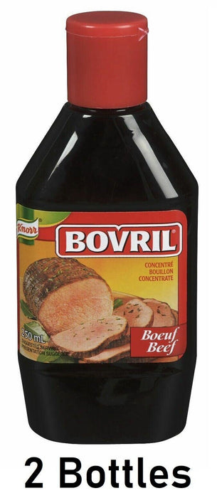 Knorr Bovril Beef Concentrated Liquid Stock 250ml Each 2 Bottles