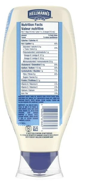 Hellmann's Half Fat Light Mayonnaise Dressing, 750ml