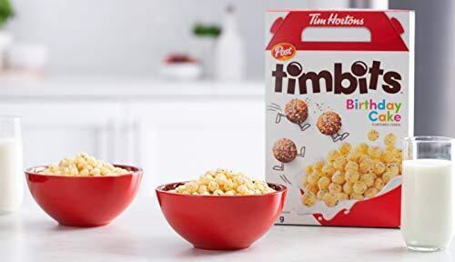 Post Tim Hortons Timbits Birthday Cake Cereal 11oz/311g BOX