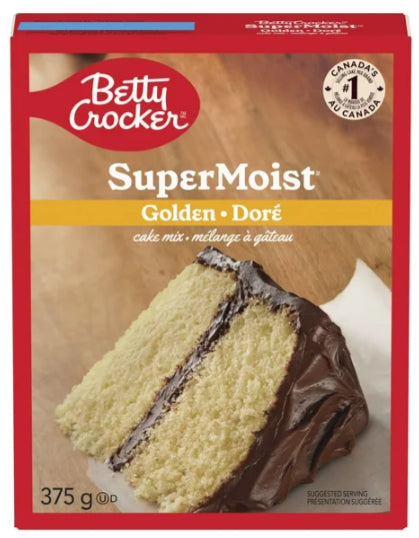 Betty Crocker Super Moist Golden Cake Mix, 375g