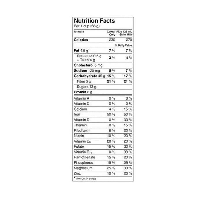 Oatmeal Crisp Almond Cereal Family 628g/22.15oz 3 BOXES