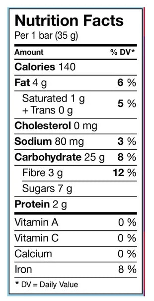 Go Pure Oat Soft Baked Chocolate Chip Bars, 5 Bars, 175g