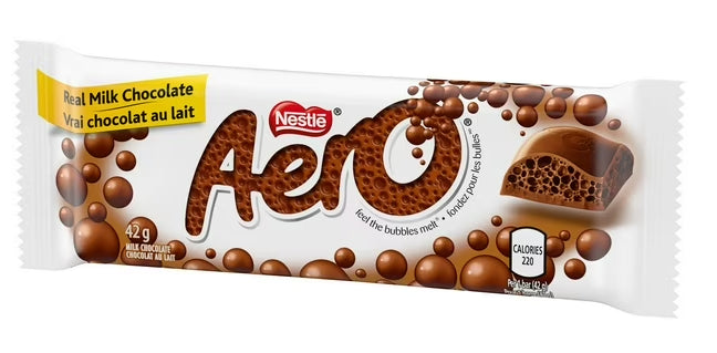 Nestle Aero Milk Chocolate Bar, 42g