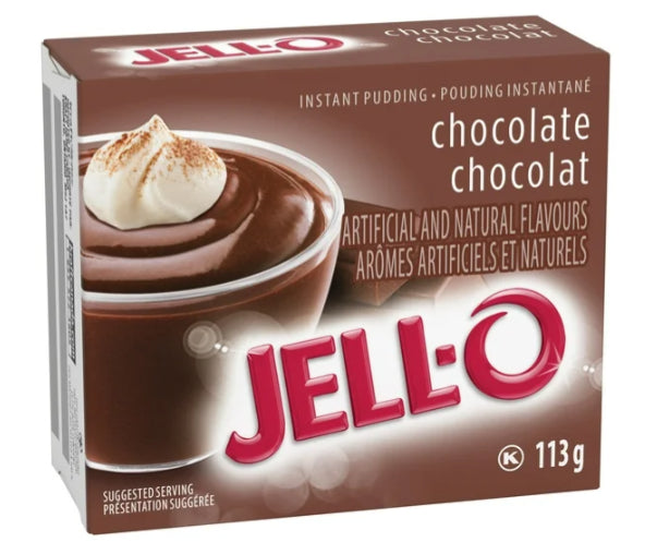 Jell-O Chocolate Instant Pudding Mix, 113g