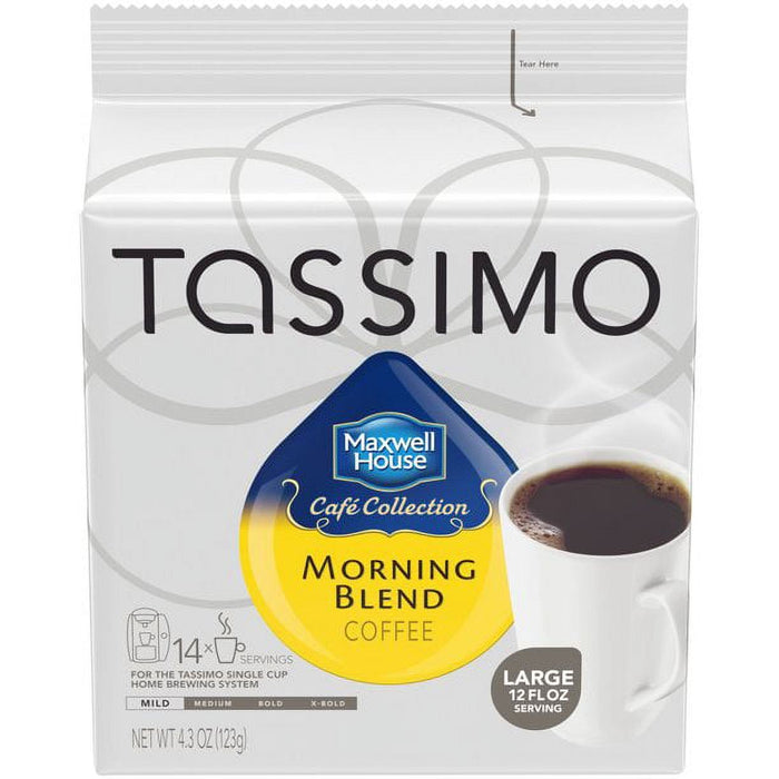 Tassimo Maxwell House Morning Blend Coffee 14 T-Discs 123G