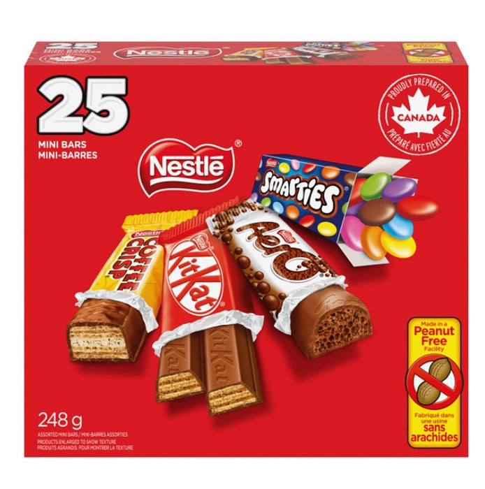 Nestle Assorted Mini Chocolate Bars 25 Mini Sized Bars