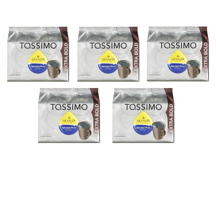 Tassimo Gevalia Dark Italian Roast 12 T-Discs Each 5 Packages (60 Total)