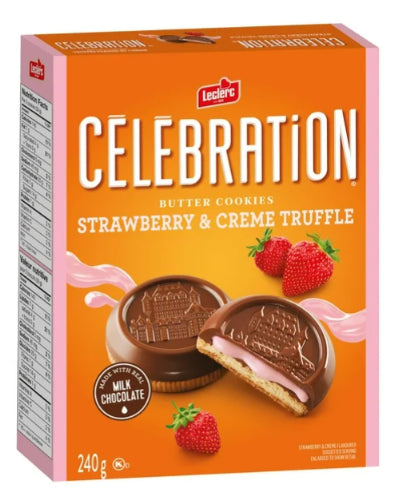 Celebration Strawberry & Creme Truffle Cookie, 240g