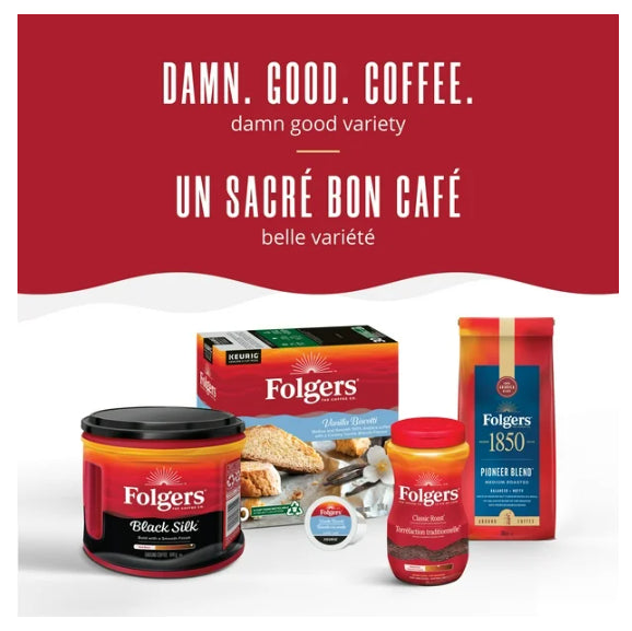 Folgers Caramel Drizzle K-Cup Coffee Pods 30 Count, 270g