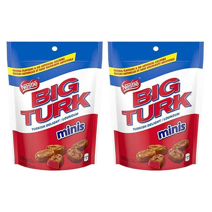 Nestle Big Turk Bites Minis 180g/6.3oz Each 2 Pouches