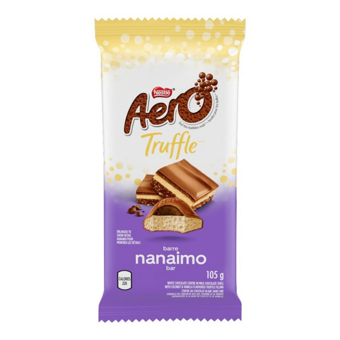 Nestle Aero Truffle Nanaimo Bar Chocolate Bar, 105g/3.7oz