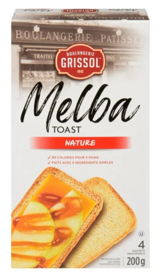 Boulangerie Grissol Melba Toast Plain Original, 200g