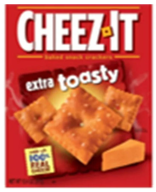 Cheez-It Baked Snack Crackers Extra Toasty Flavor, 200g