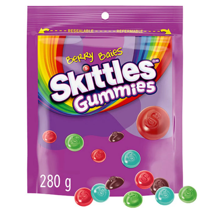 Skittles Gummies Wild Berry, 280g/9.8oz